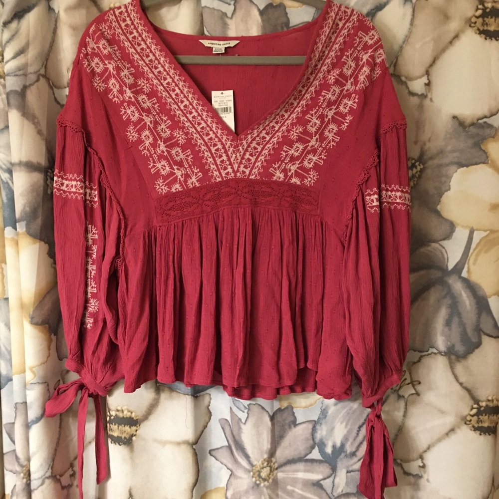 AMERICAN  EAGLE boho blouse